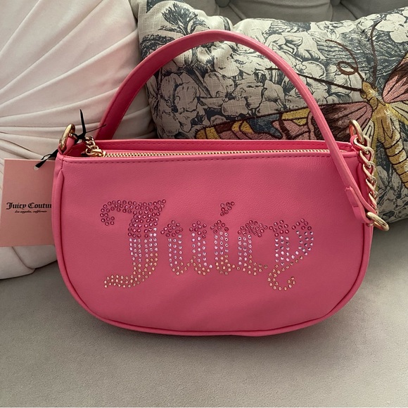 Juicy Couture Be Classic Shoulder Bag Pink Lemonade NWT - Picture 2 of 12